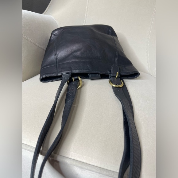 Vintage Coach Leather Soho Tote Gold Hardware #4157 Made in USA - Picture 4 of 8